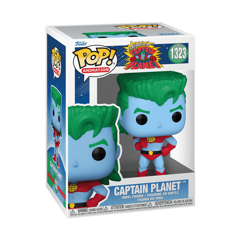 Chargez l&#39;image dans la visionneuse de la galerie, Funko POP! Animation: Captain Planet - Captain Planet Vinyl Figure
