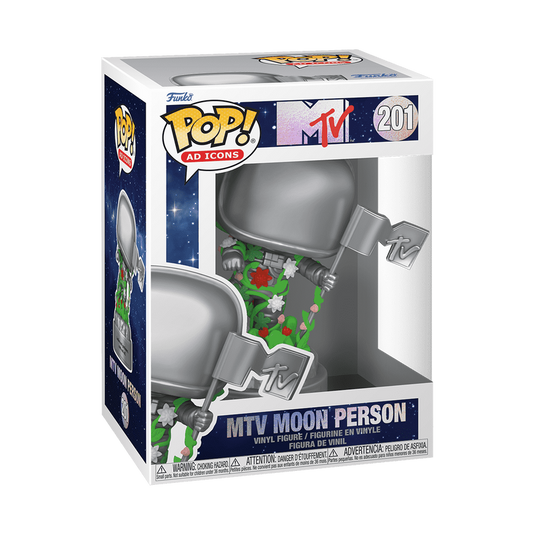 Funko POP! Icons: MTV - MTV Moon Person With Flowers Vinyl Figure