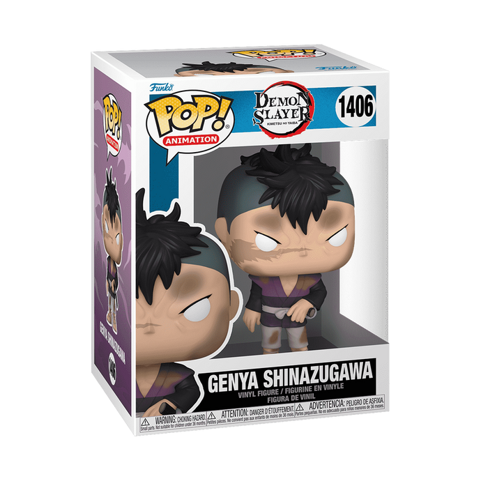 Funko POP! Animation: Demon Slayer - Genya Shinazugawa Vinyl Figure