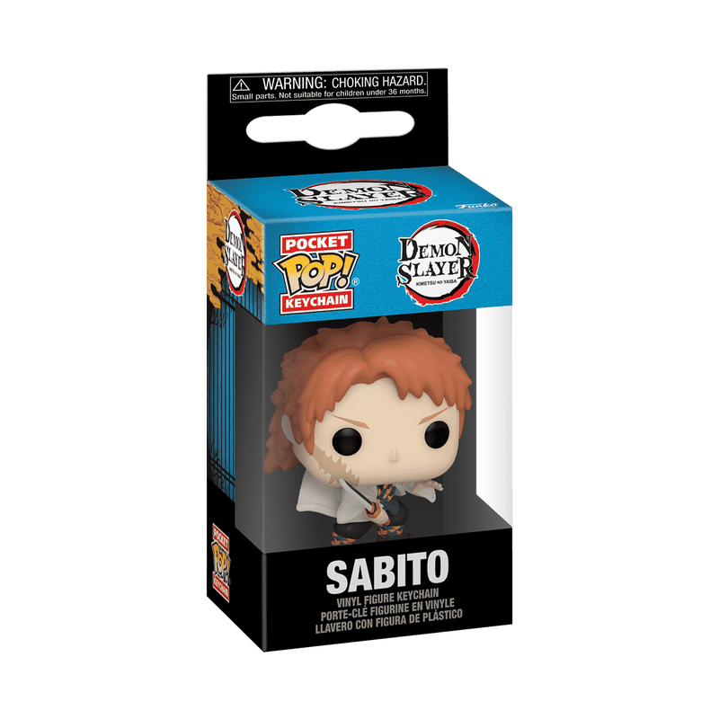 Chargez l&#39;image dans la visionneuse de la galerie, Funko POP! Keychain Animation: Demon Slayer - Sabito (No Mask) Vinyl Figure
