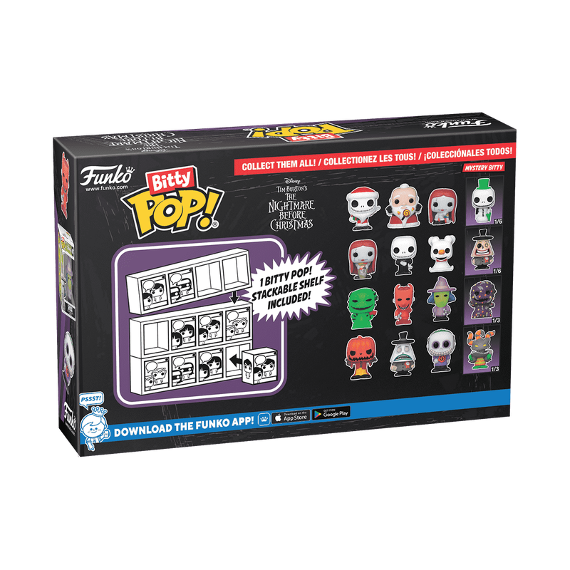 Chargez l&#39;image dans la visionneuse de la galerie, Funko Bitty POP!: Disney The Nightmare Before Christmas -4 Pack Series 1 vinyl Figure
