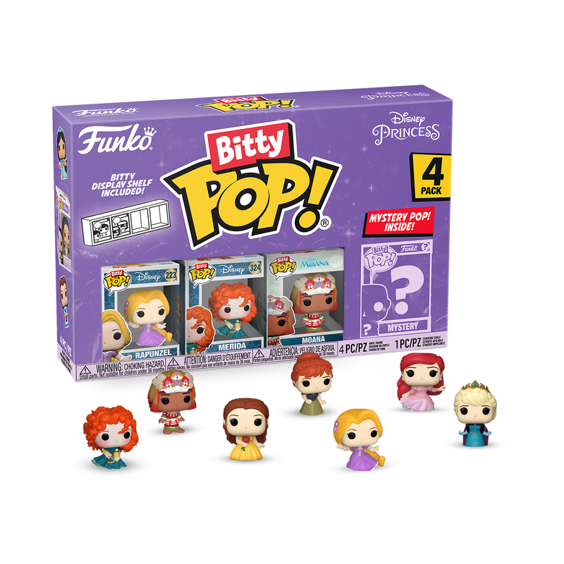 Funko Bitty POP!: Disney Princesses -4 Pack Series 4 vinyl Figure