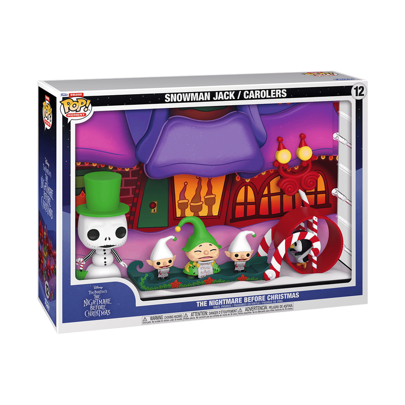 Chargez l&#39;image dans la visionneuse de la galerie, Funko Pop! Moments Deluxe: The Nightmare Before Christmas - Snowman Jack &amp; Carolers Vinyl Figure
