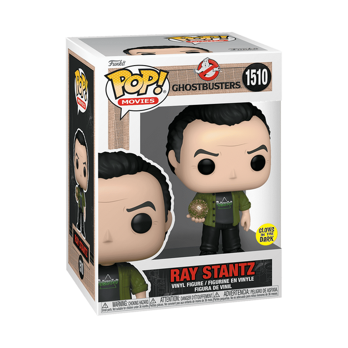 Funko Pop! Movies: Ghostbusters: Ray Stantz With Golden Orb Glow In the Dark Vinyl Figure