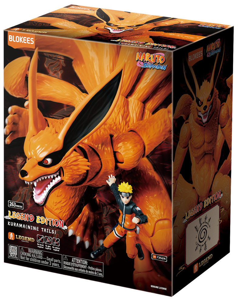 Load image into Gallery viewer, Blokees: Naruto Shippuden - Legend Edition Kurama (Nine Tails) Brick Toy
