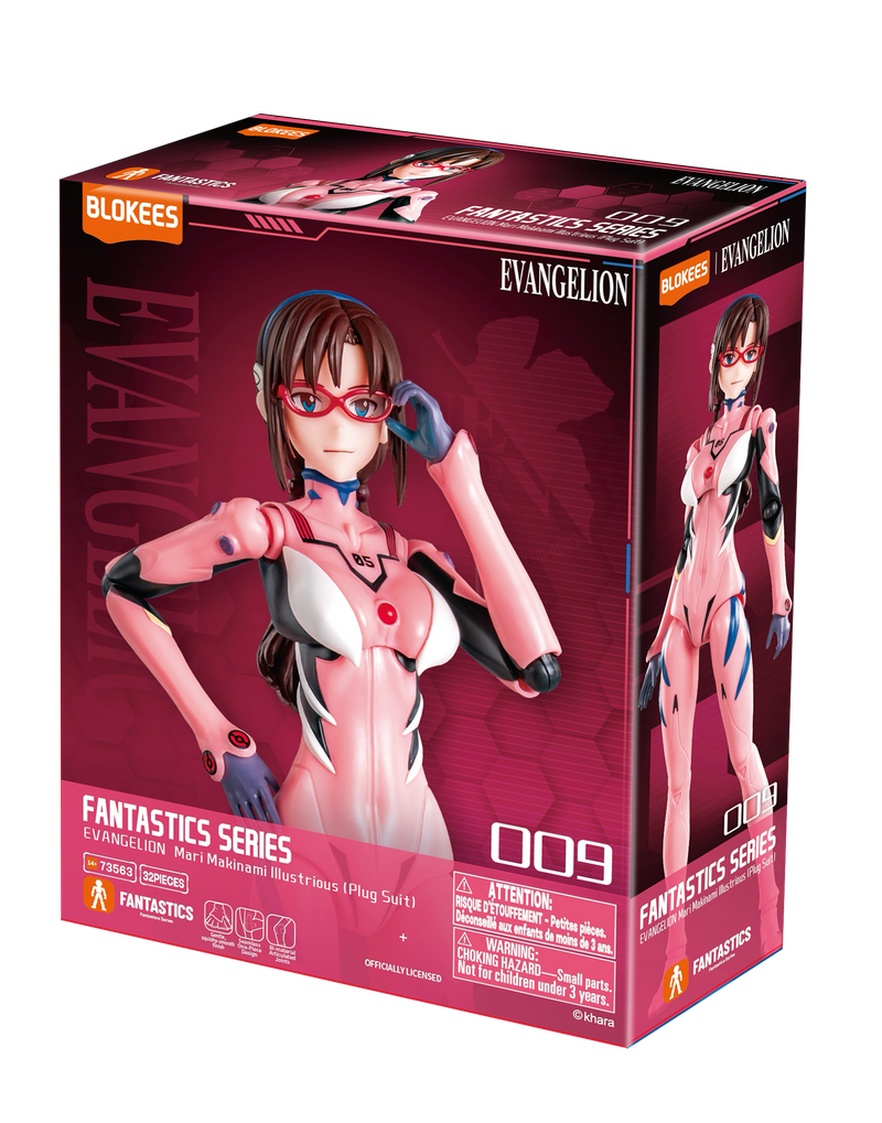 Chargez l'image dans la visionneuse de la galerie, Blokees: Evangelion FS - Mari Makinami Illustrious Plug Suit Brick Toy

