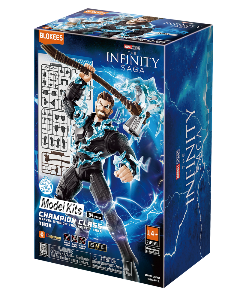 Chargez l'image dans la visionneuse de la galerie, Blokees: Marvel The Infinity Saga - Champion Thor Brick Toy
