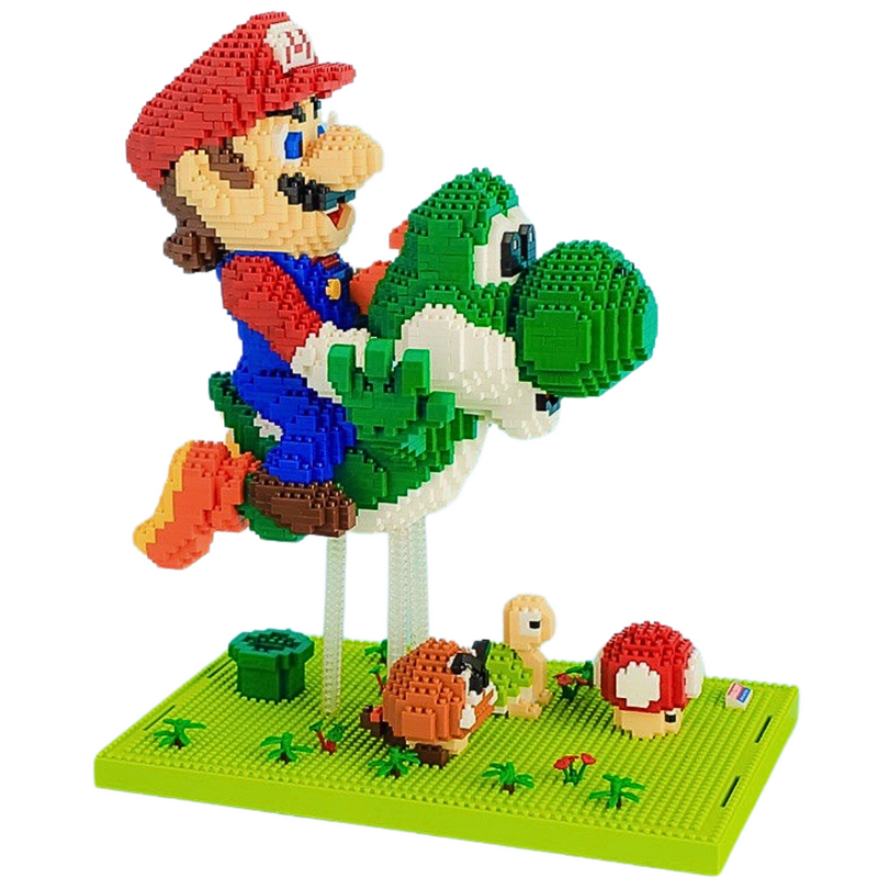 Load image into Gallery viewer, Pepper Joy Mario Kart - Super Mario Fly With Yoshi Free Limited Skeleton Figure
