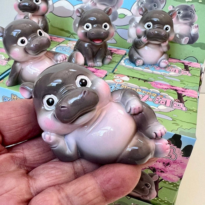 Chargez l'image dans la visionneuse de la galerie, BCmini - Moo Deng Hippo 1 Pc Blind Box
