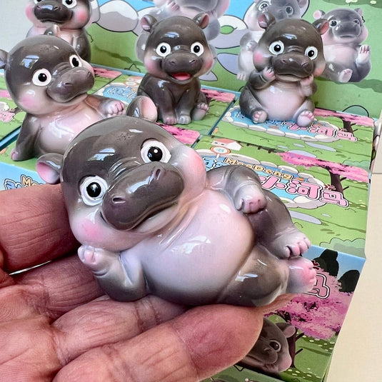 BCmini - Moo Deng Hippo 1 Pc Blind Box