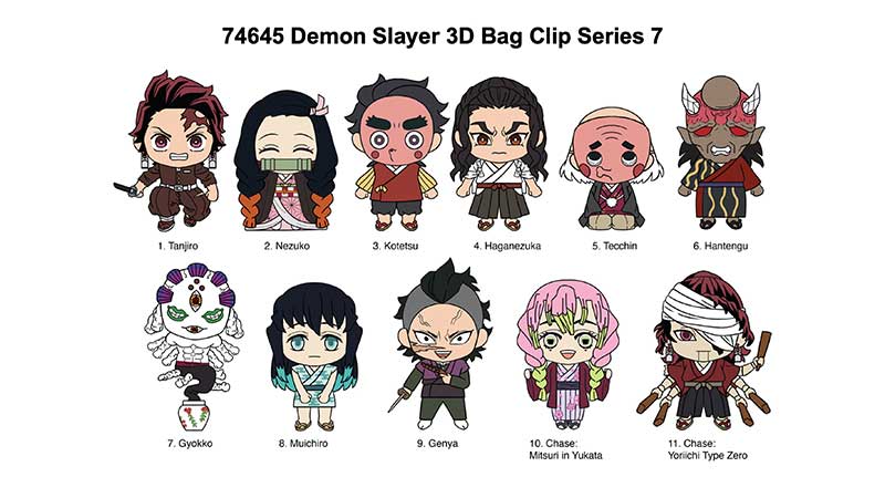 Load image into Gallery viewer, Demon Slayer Season 3 Series 7 - 3D Foam Bag Clip Blind Bag
