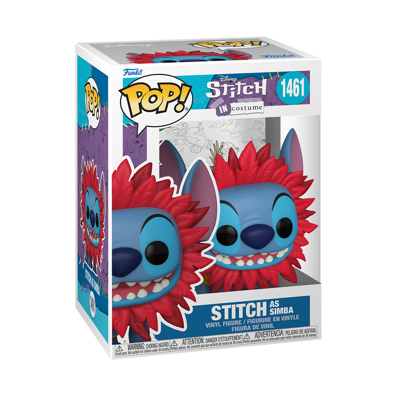 Funko POP! Disney - Stitch As Simba Vinyl Figure