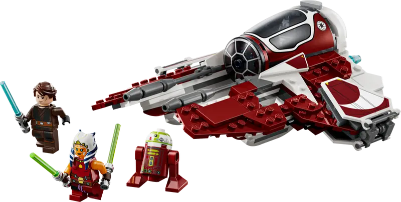 Cargue la imagen en el visor de la galería, LEGO Star Wars The Clone Wars Ahsoka&#39;s Jedi Interceptor Spaceship Building Toy
