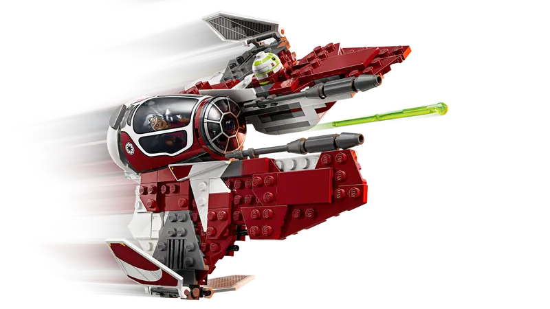 Cargue la imagen en el visor de la galería, LEGO Star Wars The Clone Wars Ahsoka&#39;s Jedi Interceptor Spaceship Building Toy
