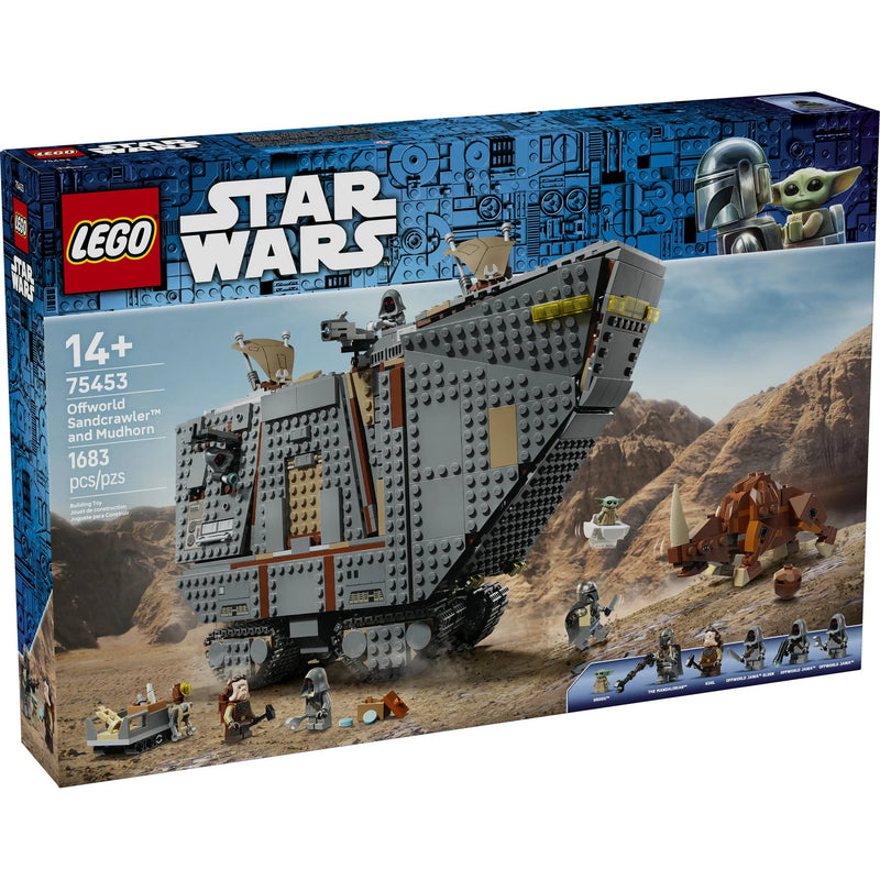 Cargue la imagen en el visor de la galería, Lego Star Wars - Offworld Sandcrawler™ and Mudhorn Building Toy Figure
