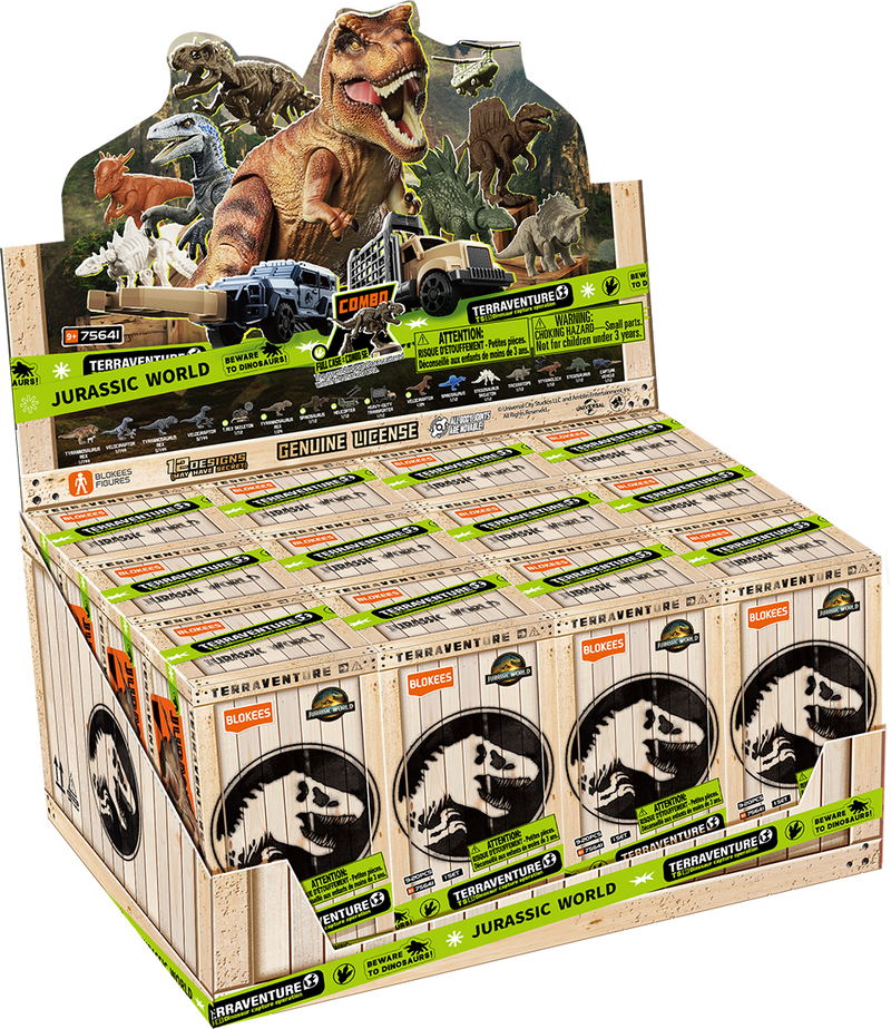 Cargue la imagen en el visor de la galería, Blokees: Jurassic World - Terraventure TS01 Brick Toy Blind Box
