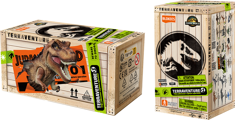 Cargue la imagen en el visor de la galería, Blokees: Jurassic World - Terraventure TS01 Brick Toy Blind Box
