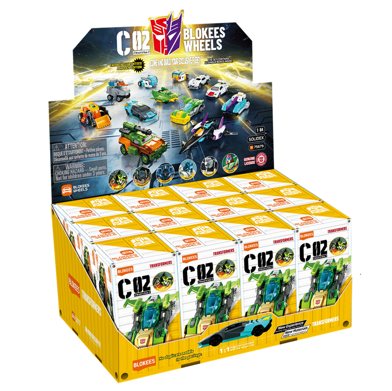 Cargue la imagen en el visor de la galería, Blokees: Transformers - Wheels Transformers C02 Brick Toy Blind Box
