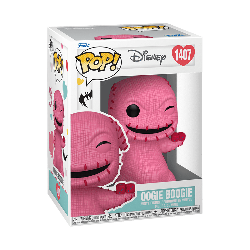 Cargue la imagen en el visor de la galería, Funko POP! Disney: The Nightmare Before Christmas - Valentines Oogie Boogie with Red Dice Vinyl Figure
