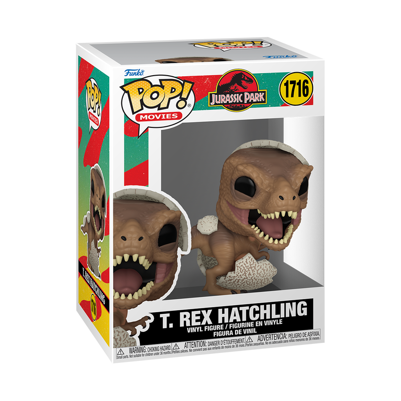 Chargez l&#39;image dans la visionneuse de la galerie, Funko POP! Movies: Jurassic Park - T. Rex Hatchling Vinyl Figure
