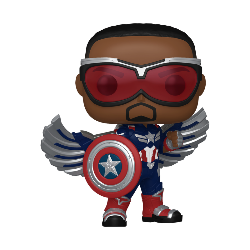 Cargue la imagen en el visor de la galería, Funko POP! Marvel: Captain America Brave New World - Sam Wilson Vinyl Figure
