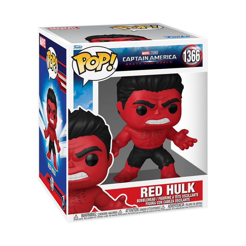 Load image into Gallery viewer, Funko POP! Marvel: Captain America Brave New World - Super Red Hulk Vinyl Figure
