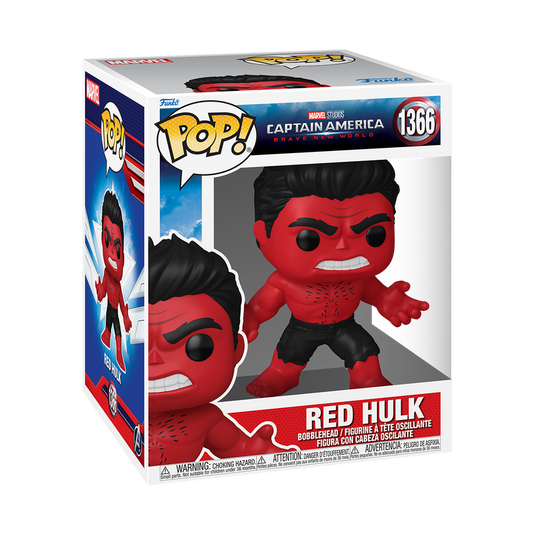 Funko POP! Marvel: Captain America Brave New World - Super Red Hulk Vinyl Figure