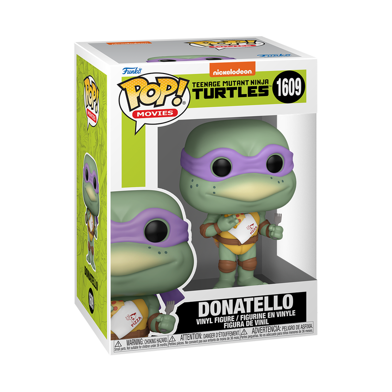 Cargue la imagen en el visor de la galería, Funko POP Movie: Teenage Mutant Ninja Turtles - Donatello With Pizza Slice Vinyl Figure
