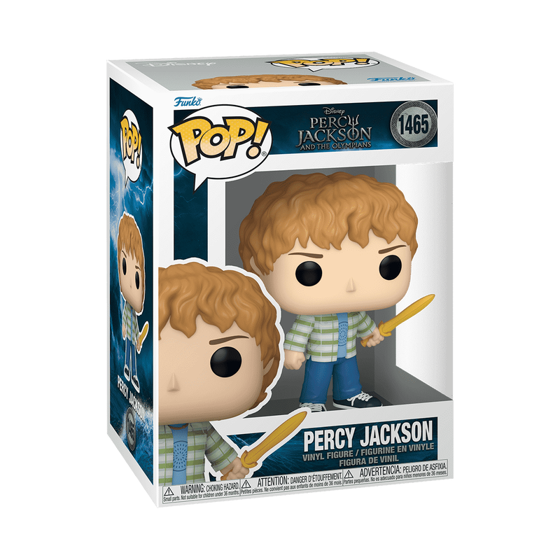 Cargue la imagen en el visor de la galería, Funko POP! Disney: Percy Jackson And The Olympians - Percy Jackson with Riptide Vinyl Figure
