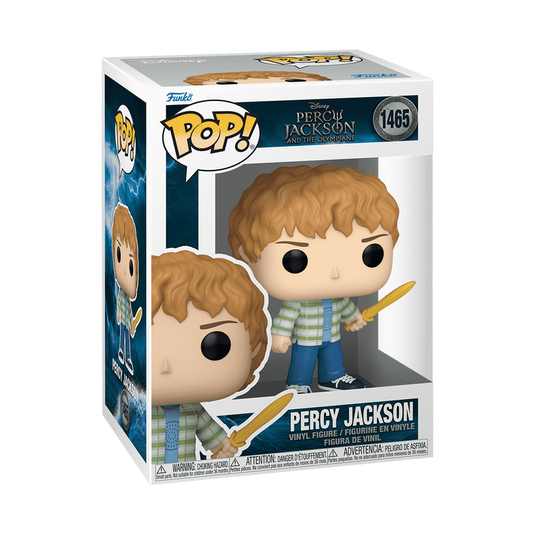 Funko POP! Disney: Percy Jackson And The Olympians - Percy Jackson with Riptide Vinyl Figure