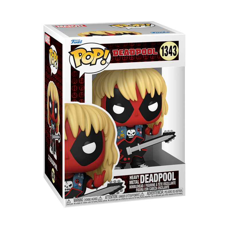 Cargue la imagen en el visor de la galería, Funko POP! Marvel: Heavy Metal Deadpool Vinyl Figure
