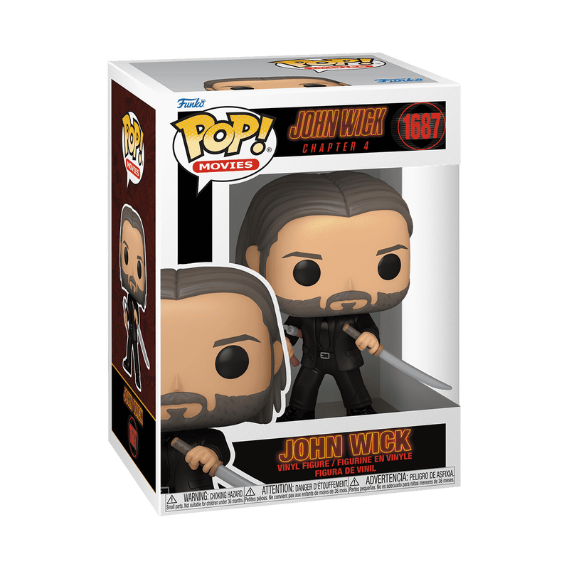 Chargez l&#39;image dans la visionneuse de la galerie, Funko POP! Movies: John Wick Chapter 4 - John Wick with Sword &amp; Nunchucks Vinyl Figure
