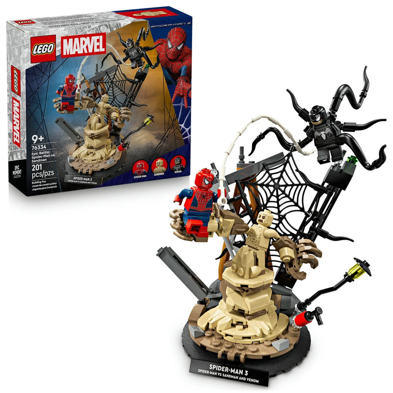 Cargue la imagen en el visor de la galería, LEGO Marvel Spider-Man - Spider-Man vs. Sandman Figure
