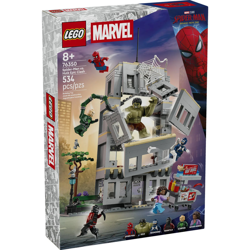 Cargue la imagen en el visor de la galería, LEGO Marvel Spider-Man - Spider-Man vs. Hulk Epic Clash Figure
