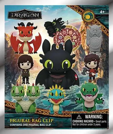 Load image into Gallery viewer, Monogram How to train Your Dragon Movie 3D Series 2, 1 piece Foam Bag Clip
