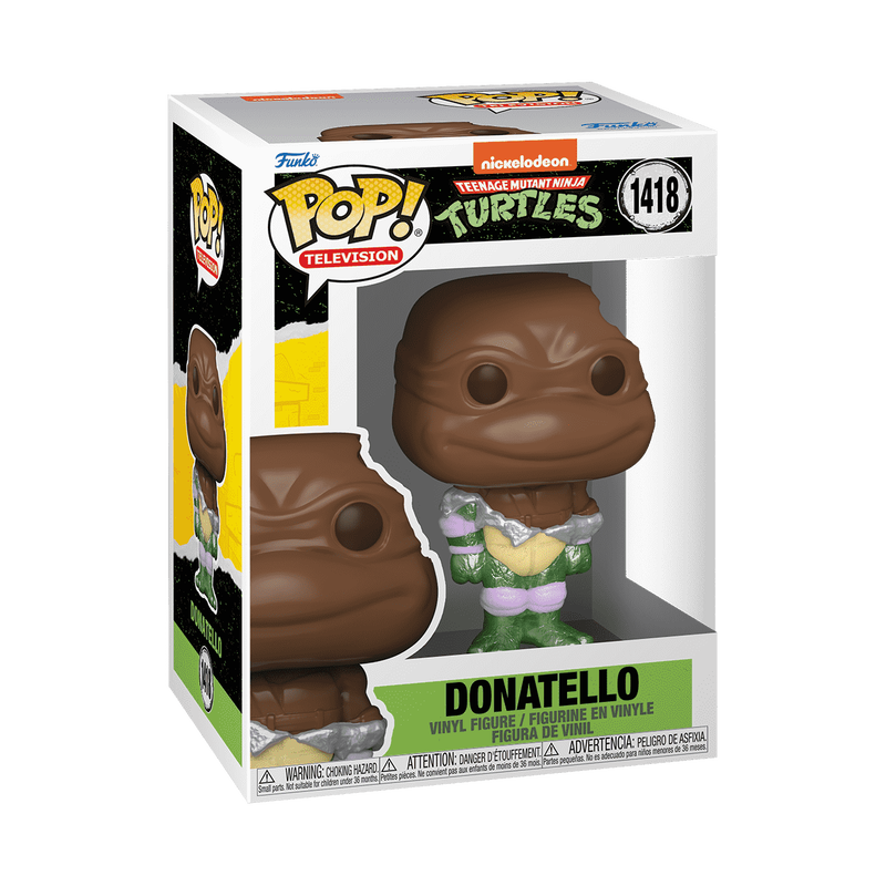 Chargez l&#39;image dans la visionneuse de la galerie, Funko POP! Television: Teenage Mutant Ninja Turtles - Donatello Easter chocolate Vinyl FIgure
