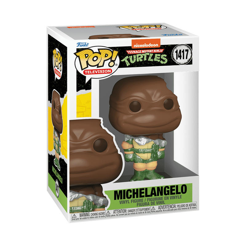 Chargez l&#39;image dans la visionneuse de la galerie, Funko POP! Television: Teenage Mutant Ninja Turtles - Michelangelo Easter chocolate Vinyl FIgure
