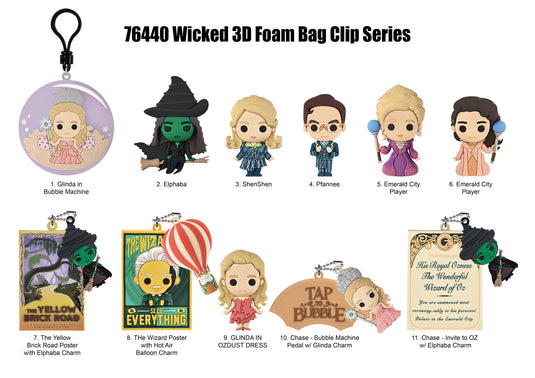 Monogram Wicked 3D Foam Bag Clip, Series 3