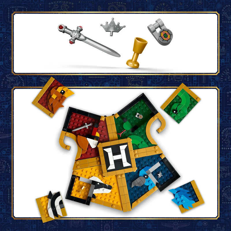 Cargue la imagen en el visor de la galería, Lego: Harry Potter - Hogwarts™ House Crest Building Figure
