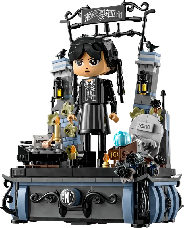 Load image into Gallery viewer, Lego: Wednesday Addams Nevermore Academy Figure
