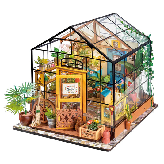 Robotime Rolife - Cathy's Flower House DIY Miniature House Figure