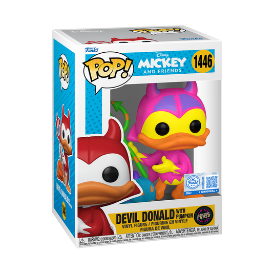Funko POP! Disney: Mickey & Friends - Devil Donald with Pumpkin Vinyl Figure
