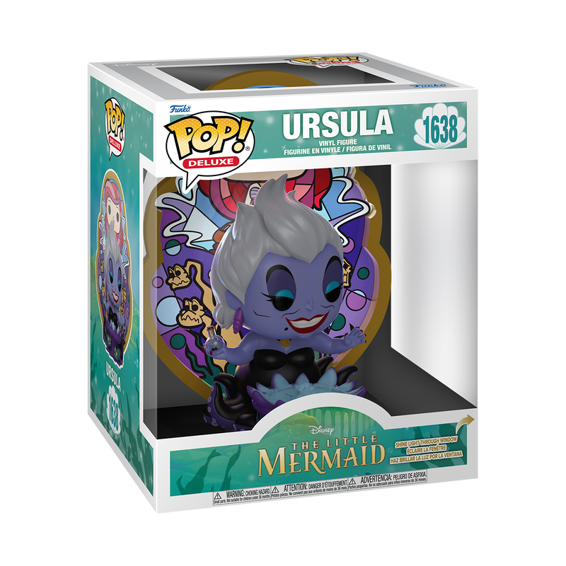 Load image into Gallery viewer, Funko POP! Deluxe: Disney The Little Mermaid - Ursula &quot;Ariel Stained Glass&quot; Vinyl Figure
