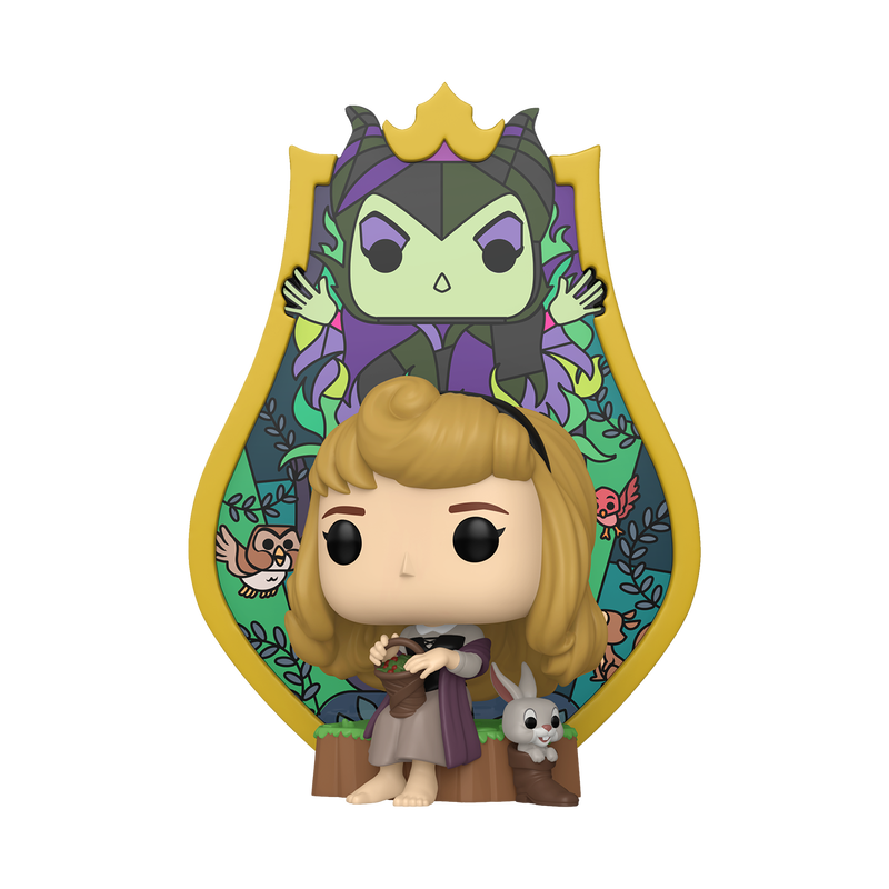 Chargez l'image dans la visionneuse de la galerie, Funko POP! Deluxe: Disney Aurora - "Maleficent Stained Glass" Vinyl Figure
