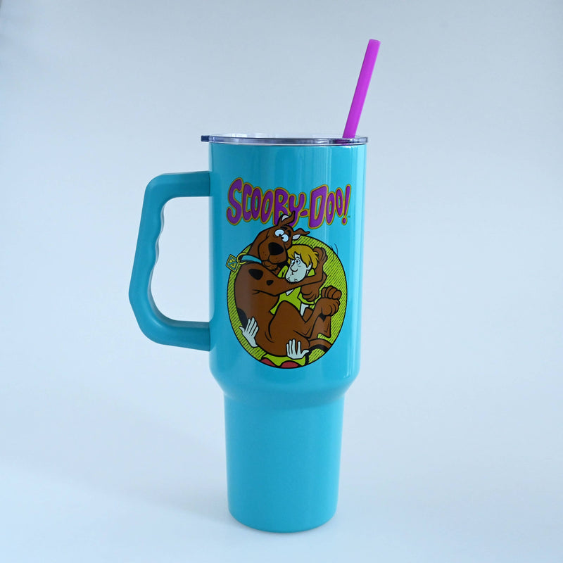 Load image into Gallery viewer, Scooby Doo Scared Shaggy Scooby 40oz Stainless Steel Tumbler
