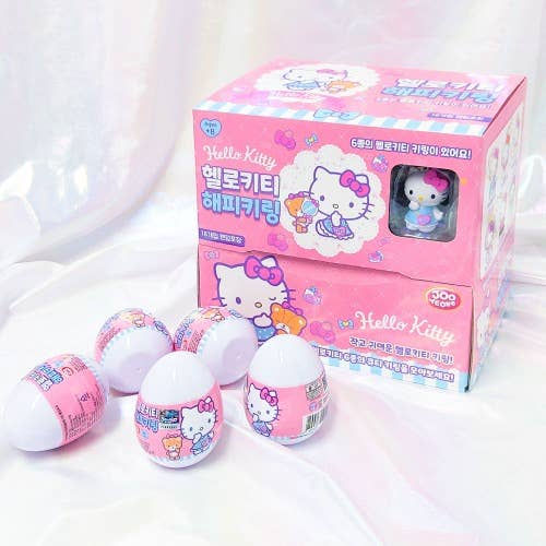 Cargue la imagen en el visor de la galería, Sanrio - Happy Hello Kitty Figure Key Ring Capsule Mystery Box
