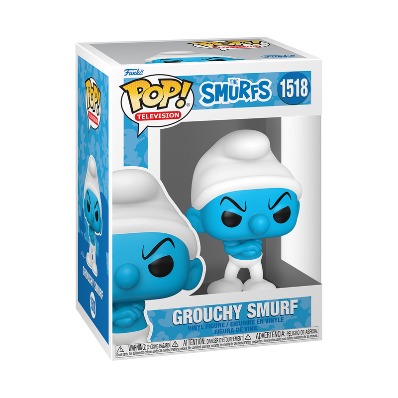 Cargue la imagen en el visor de la galería, Funko Pop! Television: The Smurfs - Grouchy Smurf Vinyl Figure
