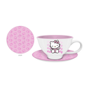 Hello Kitty Gradient 12oz Ceramic Teacup and Saucer