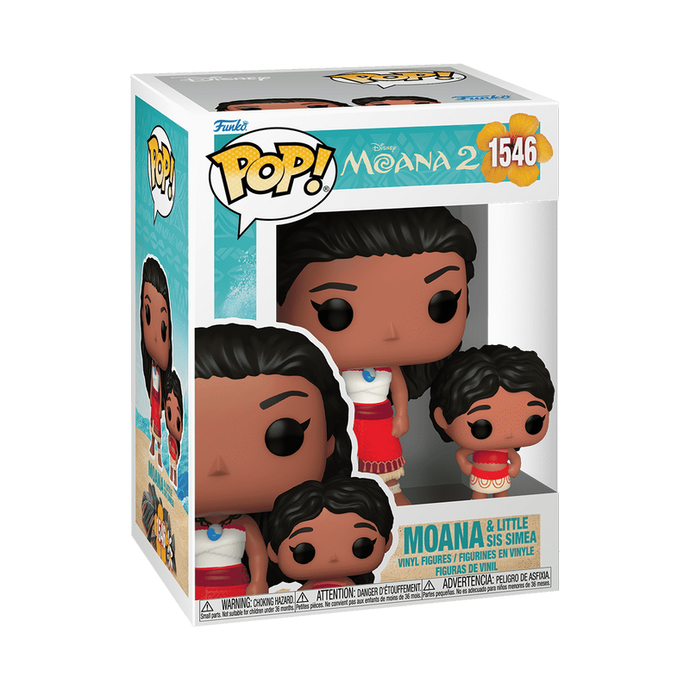 Funko POP! Disney: Moana - Moana & Little Sis Simea Vinyl Figure