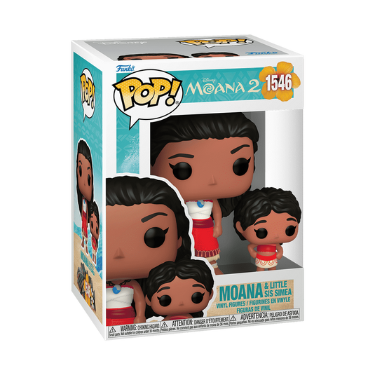 Funko POP! Disney: Moana - Moana & Little Sis Simea Vinyl Figure